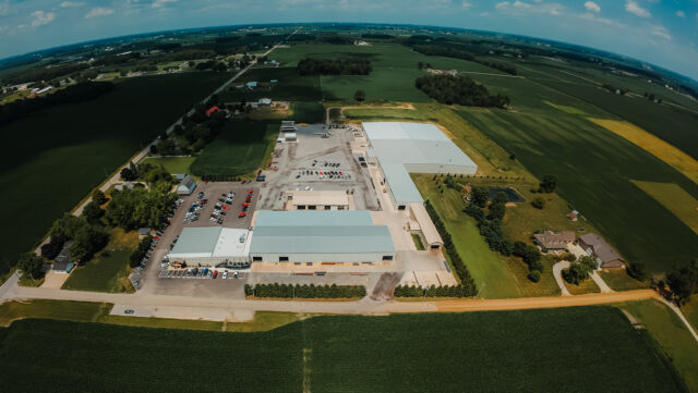 PWI campus aerial photo taken in 2025