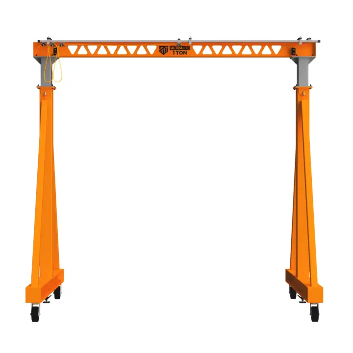 PWI UltraLite Telescoping Gantry Crane 3D Image White Background