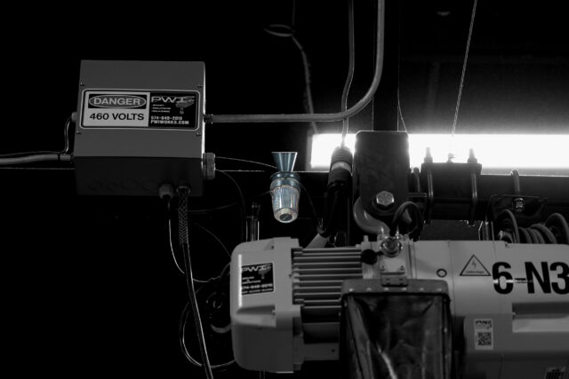 pwi work platform horn in manufacturing setting